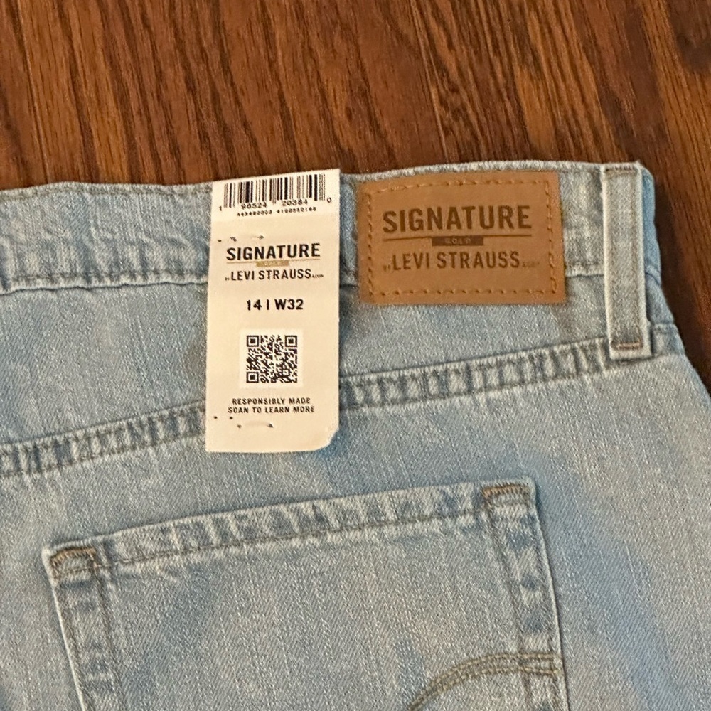 Levi's Blue Flare Wide Leg Denim - Picture 6 of 6